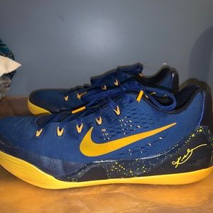 Nike Kobe 9 Low University Blue and Gold